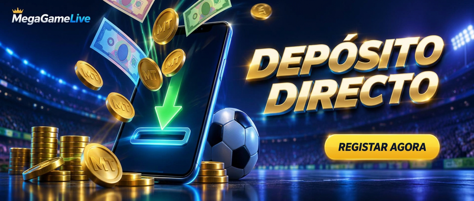 Banner como depositar MegaGameLive