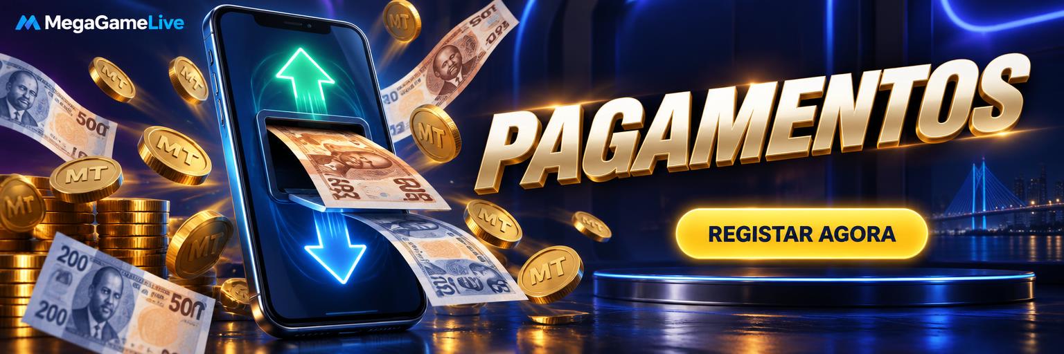 Banner metodos pagamento MegaGameLive