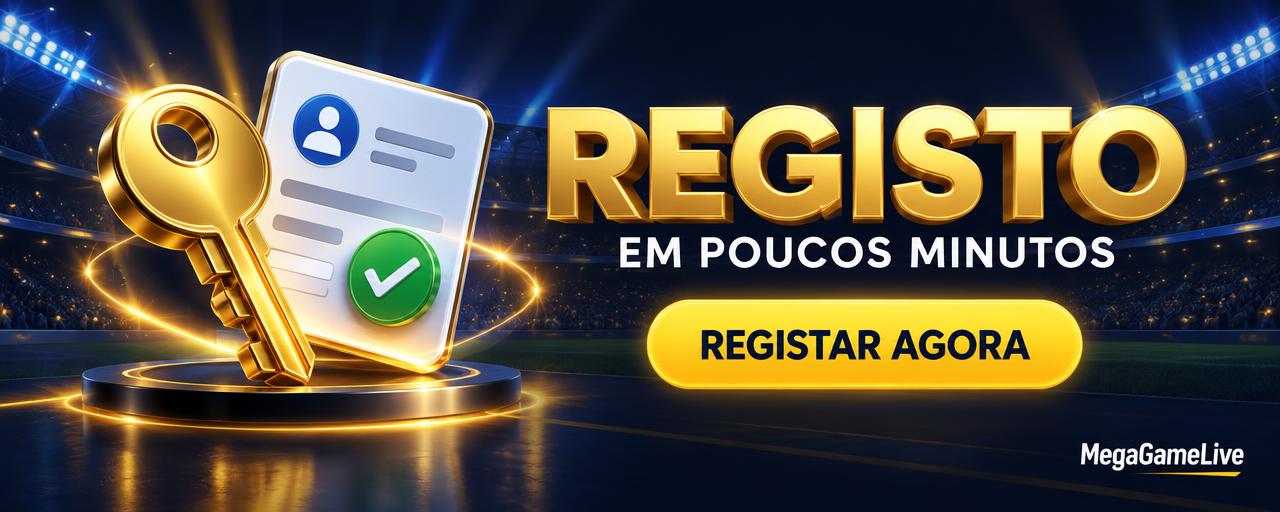 Registo na MegaGameLive